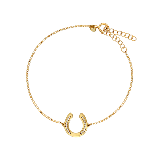 Big Paperclip Bracelet - Gold Vermeil - Oak & Luna